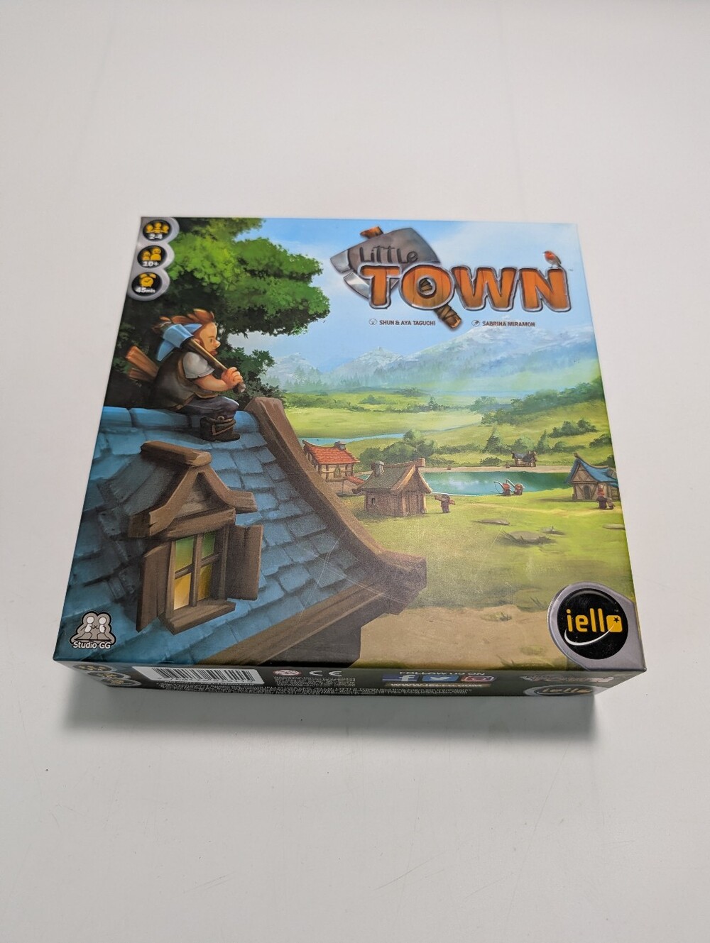 Little Town Resource Management Town Building Board Game